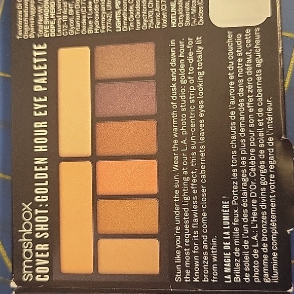 Smashbox Cover Shot Golden Hour Eye Palette Gold Brown 7.8g New In Box - Picture 5 of 6